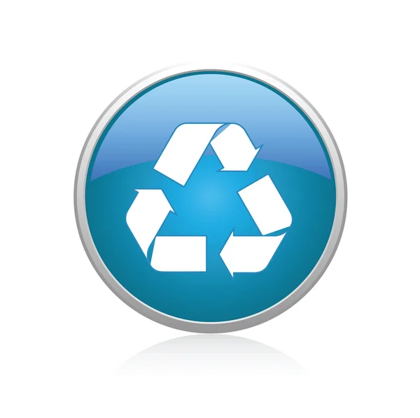 Recycler bleu — Image vectorielle