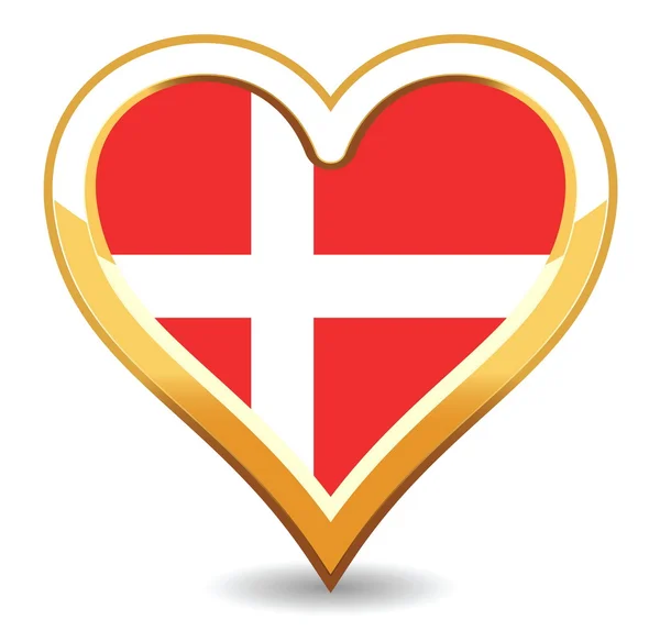Флаг Дании — стоковый вектор