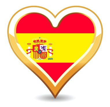kalp İspanya bayrağı