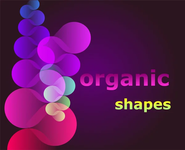 Organic Shapes — Stock Vector