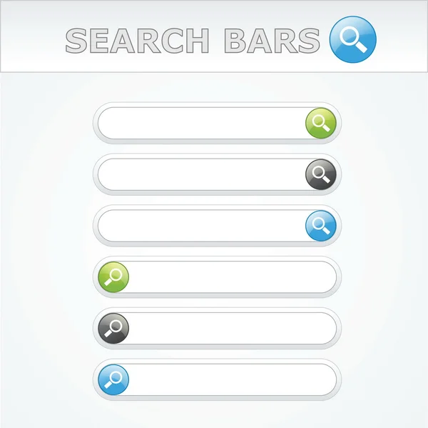 Search Bars — Stock Vector