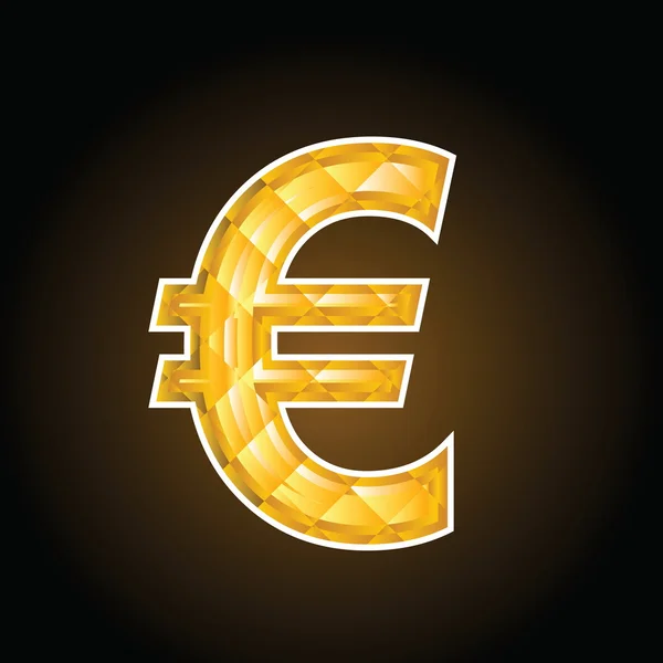 Euro Jewerly — Vetor de Stock