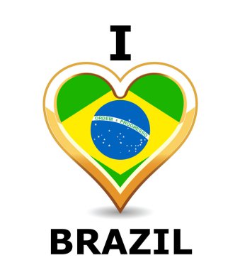 I love Brazil clipart