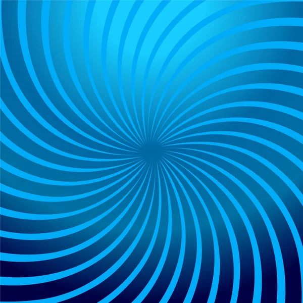 Snurra blå abstrakt — Stock vektor