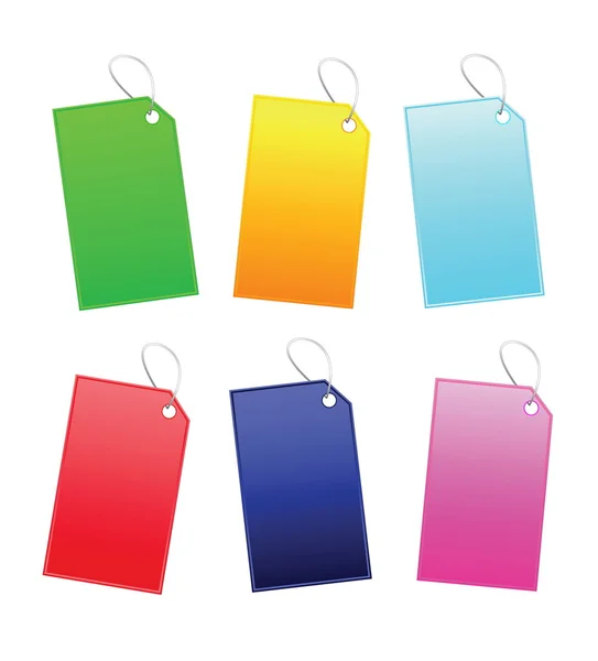 Etiqueta multicolor — Vector de stock
