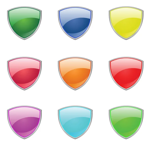 Color Shield — Stock Vector