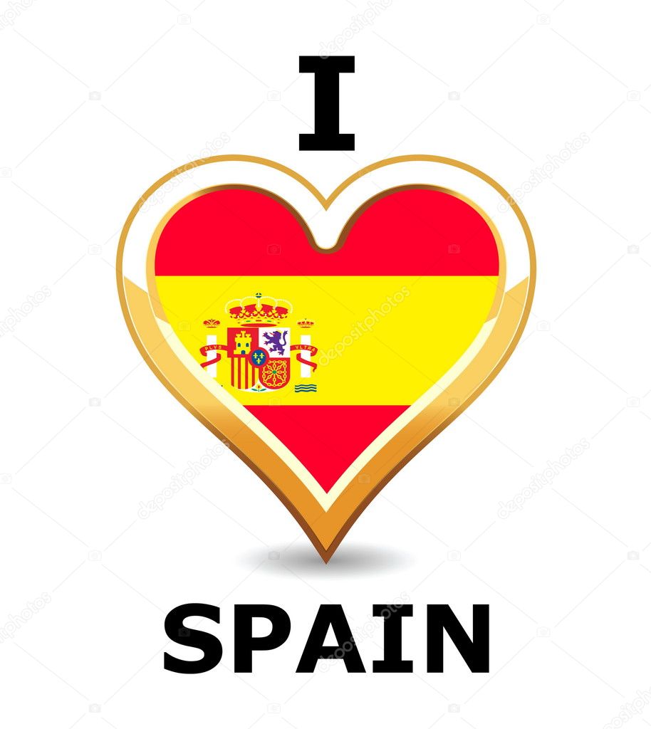 I love Spain Stock Vector Image by ©artlosk 1265613