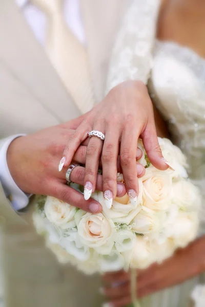 Casamentos Anéis — Fotografia de Stock