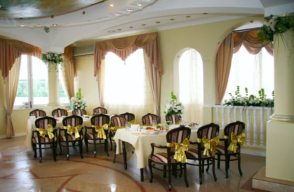 結婚式の宴会のテーブルの設定 — ストック写真