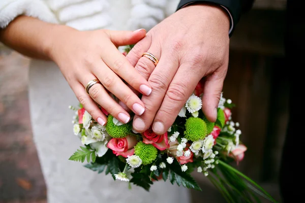 Anelli per matrimoni — Foto Stock
