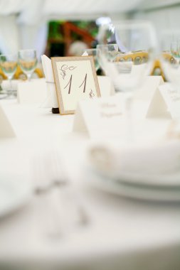 Wedding banquet clipart