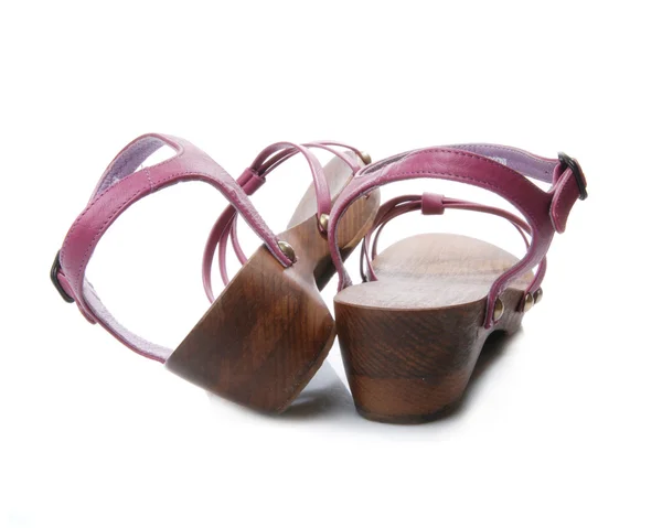 Sandaal van meisje — Stockfoto