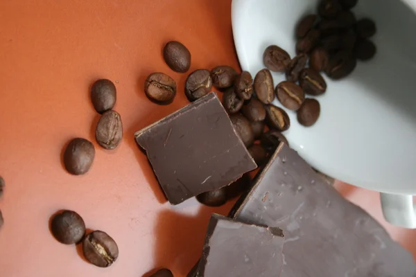 Schokolade-Kaffee — Stockfoto