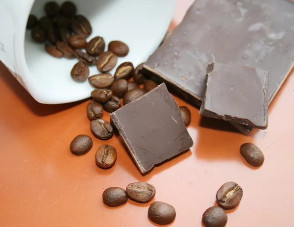 Chocolate-Café — Foto de Stock