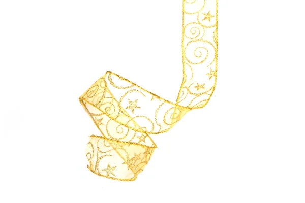 Złote wstążki — Zdjęcie stockowe