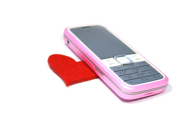 Prezent - telefon komórkowy — Zdjęcie stockowe