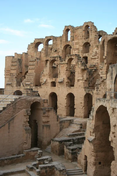 Tunis - das Kolosseum Stockbild