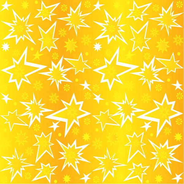 Goldene Sterne — Stockvektor