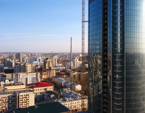 Yekaterinburg. Havadan görünümü. — Stok fotoğraf