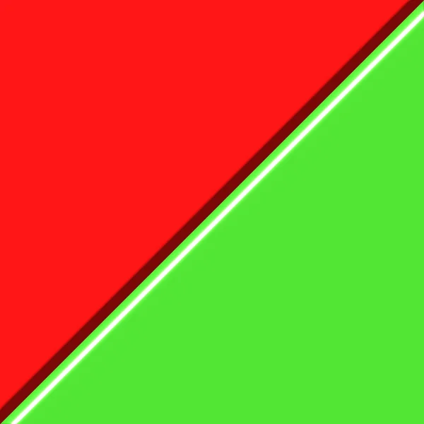 Kırmızı ve yeşil — Stok fotoğraf