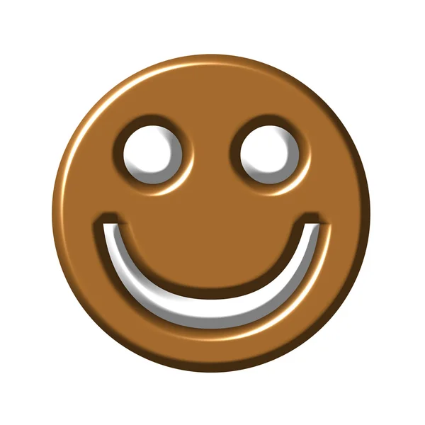 Schokoladen-Smiley — Stockfoto