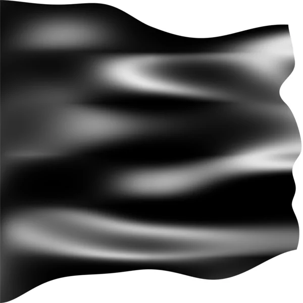 Чёрный флаг анархистов — стоковое фото
