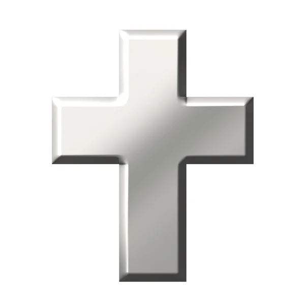 Стальной крест — стоковое фото