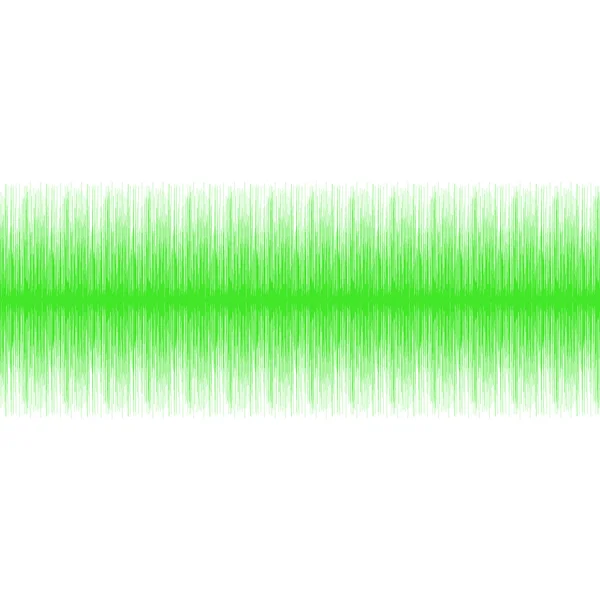 Grüne Audio-Welle — Stockfoto