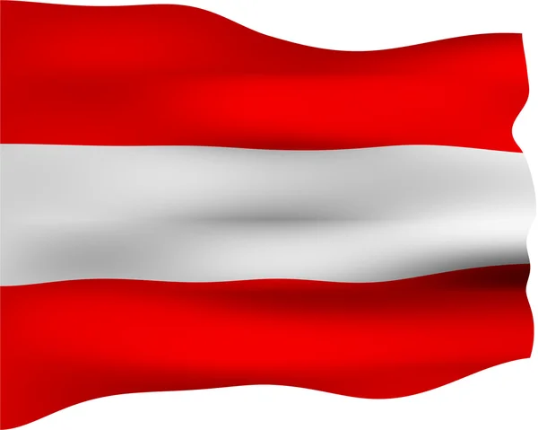3D Flag of Austria — Stock Photo, Image