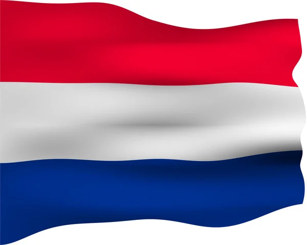 3D Flag of the Netherlands — Stock Photo, Image