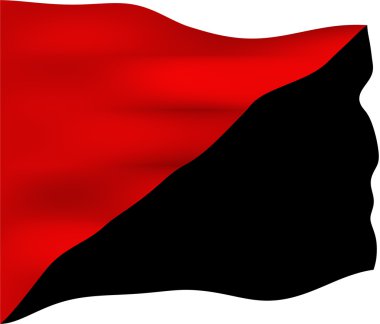 Anarchist Communism Flag clipart