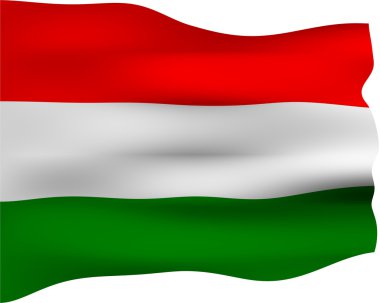 Macaristan 'ın 3D bayrağı