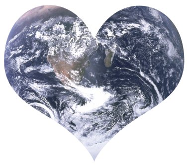 Love for earth clipart