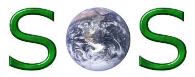 Planet Earth SOS clipart