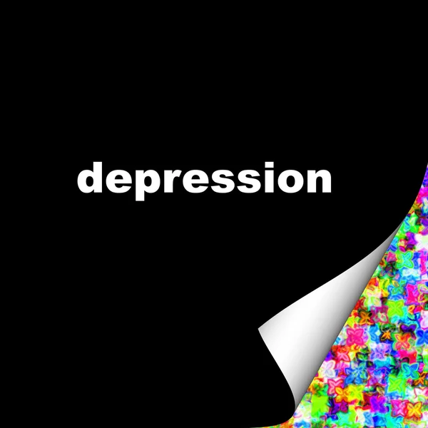Overwinnen depressie — Stockfoto