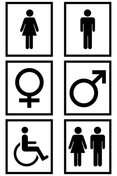 Гендерные признаки — стоковое фото
