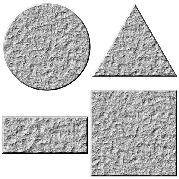 3D Stone Bounds — стоковое фото