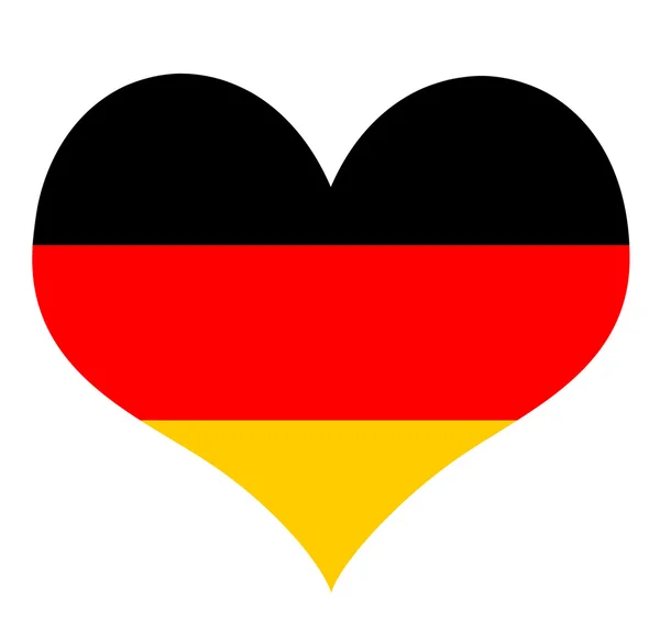 ドイツ人の心 — ストック写真