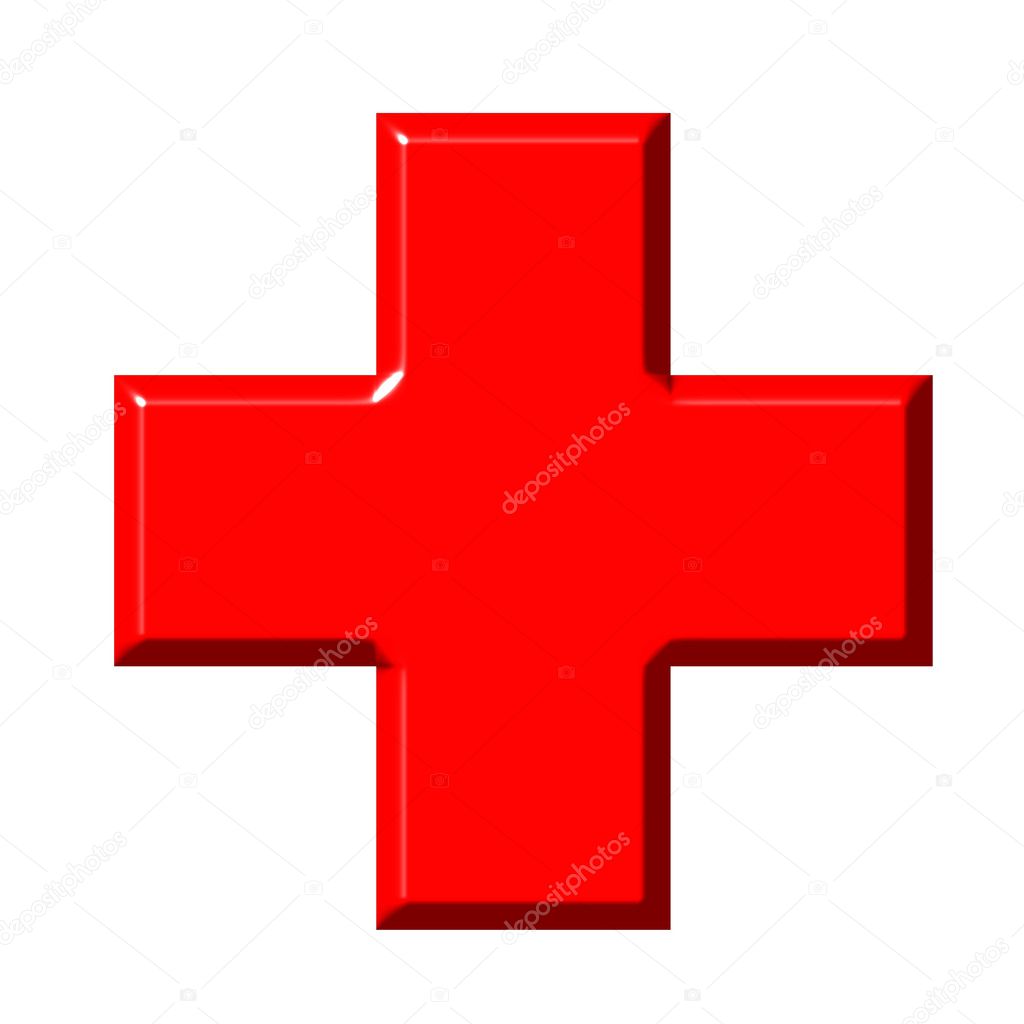3D Red Cross
