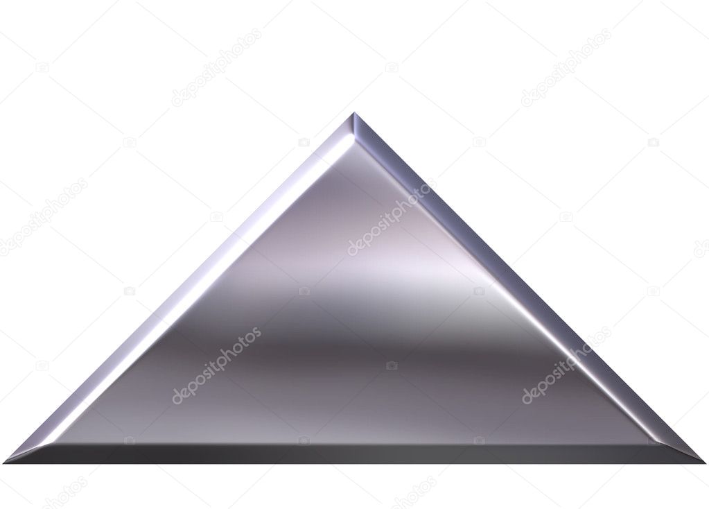 3D Silver Pyramid