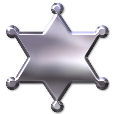 Silver Sheriff clipart