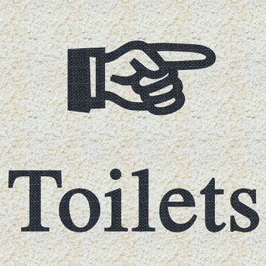 Toilets Sign clipart