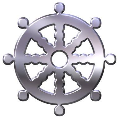 Buddhism Symbol Wheel of Dharma clipart