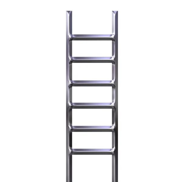 Silver Ladder — Stock Photo, Image