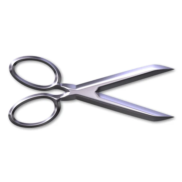 Silver Scissors — Stock Photo, Image