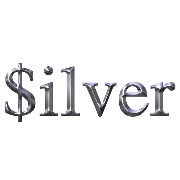 Silver value concept — Stock Photo, Image