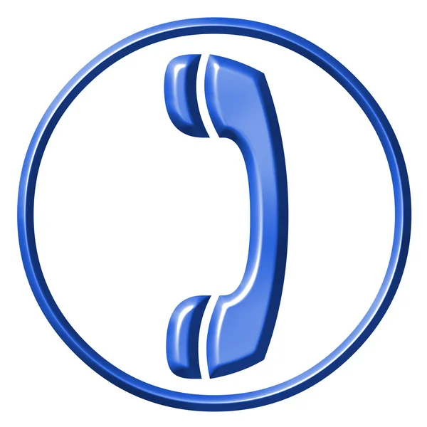 Telefoon teken — Stockfoto