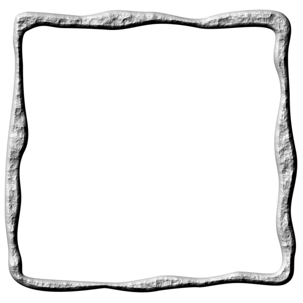 3D Abstract Stone Frame — Stock Photo, Image