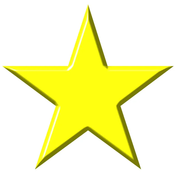 Estrella 3d — Foto de Stock
