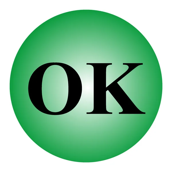 OK Esfera — Fotografia de Stock